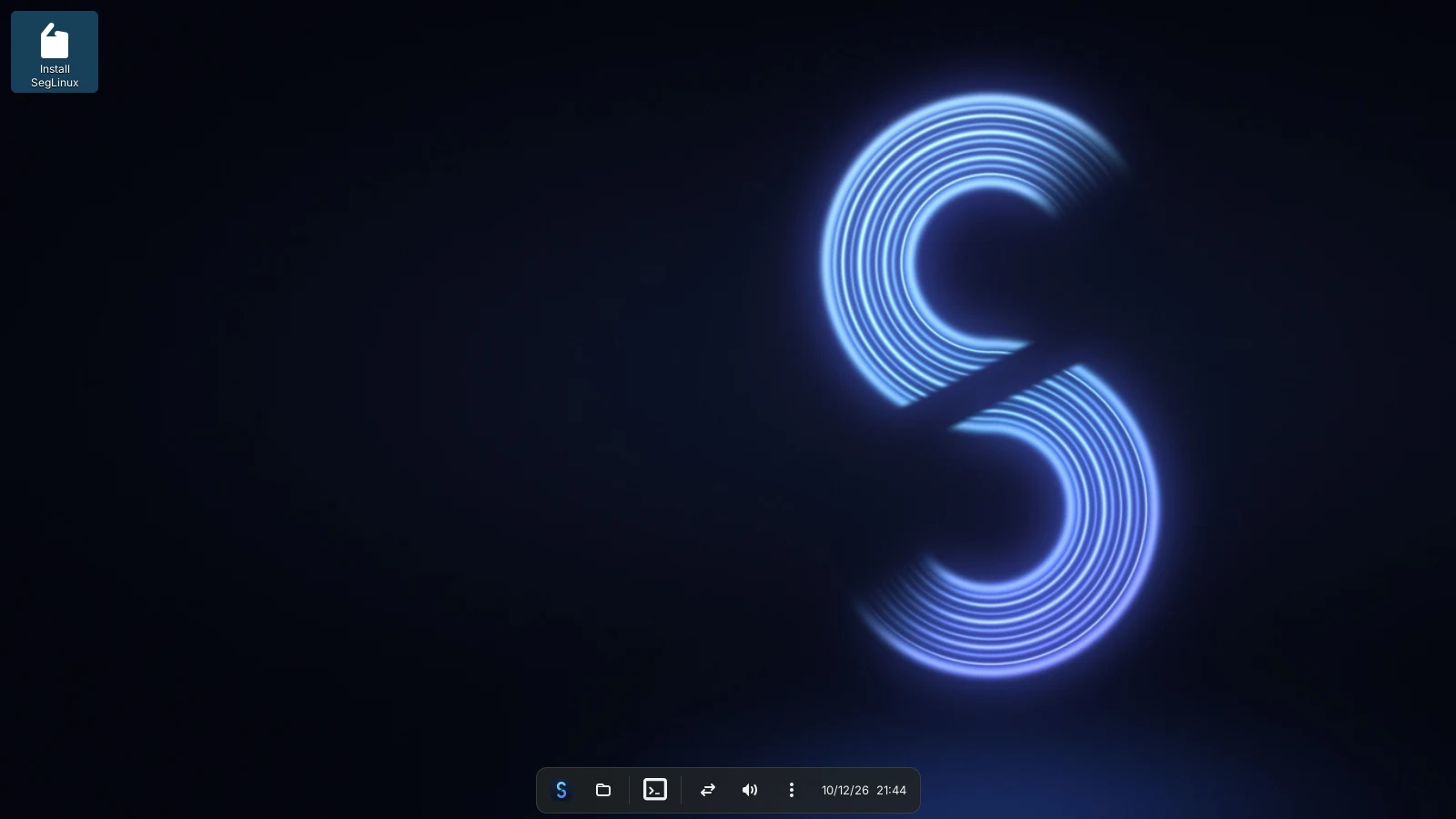 SegLinux desktop preview